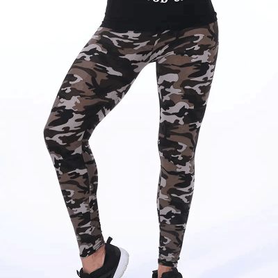 Fashion Women Camo Print Skinny Leggings Casual High Waist Workout Clothing New